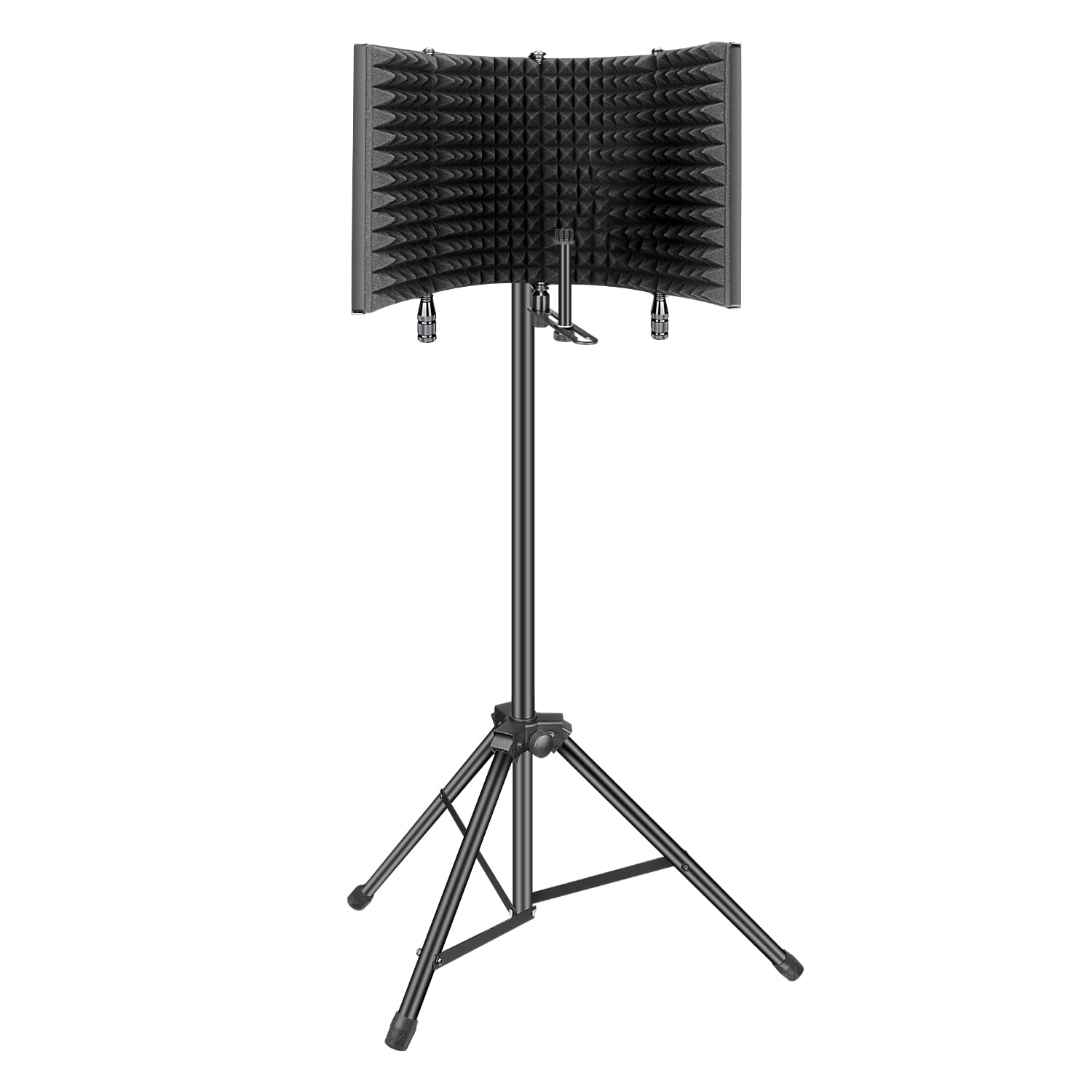 Professional Studio Recording Microphone Isolation Shield, Pop Filter,High density absorbent foam is used to filter vocal Suitab