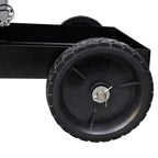 Welding Cart Black with 3 Shelves Workshop Organizer