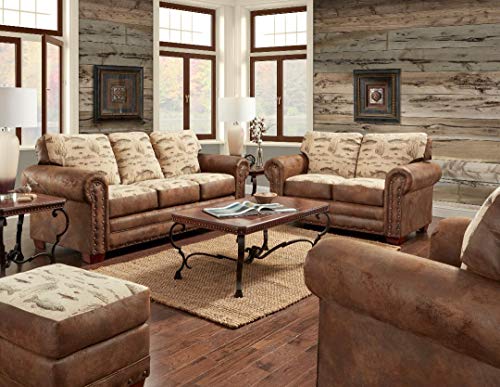 American Furniture Classics Model Angler's Cove loveseat, Brown