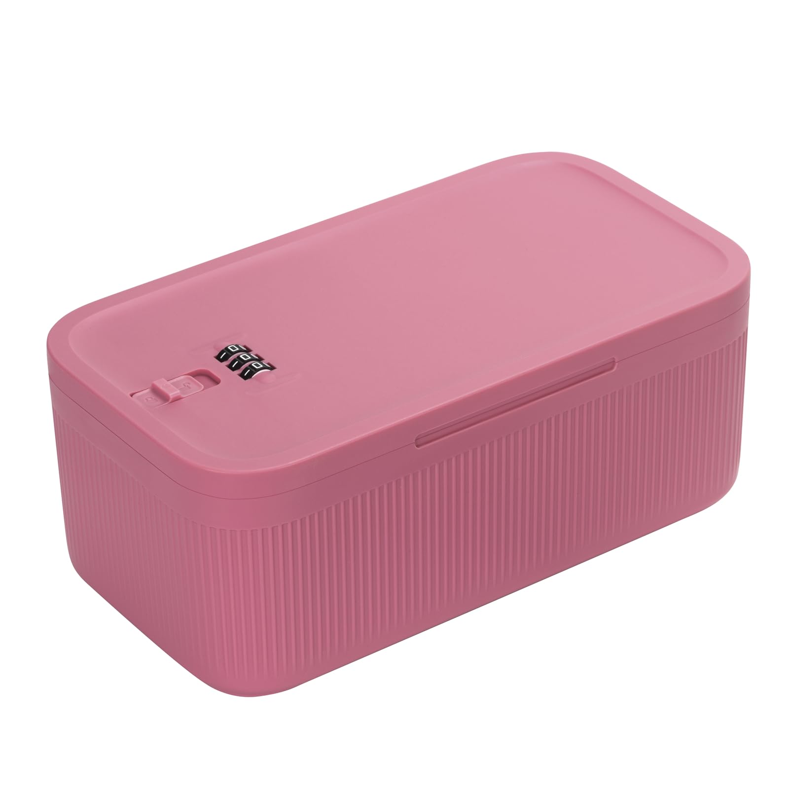 Small Lock box for medication safe, Lockable Storage Box with Code for Pills/First Aid Kits, Food Medical Lockbox, Containers Bi