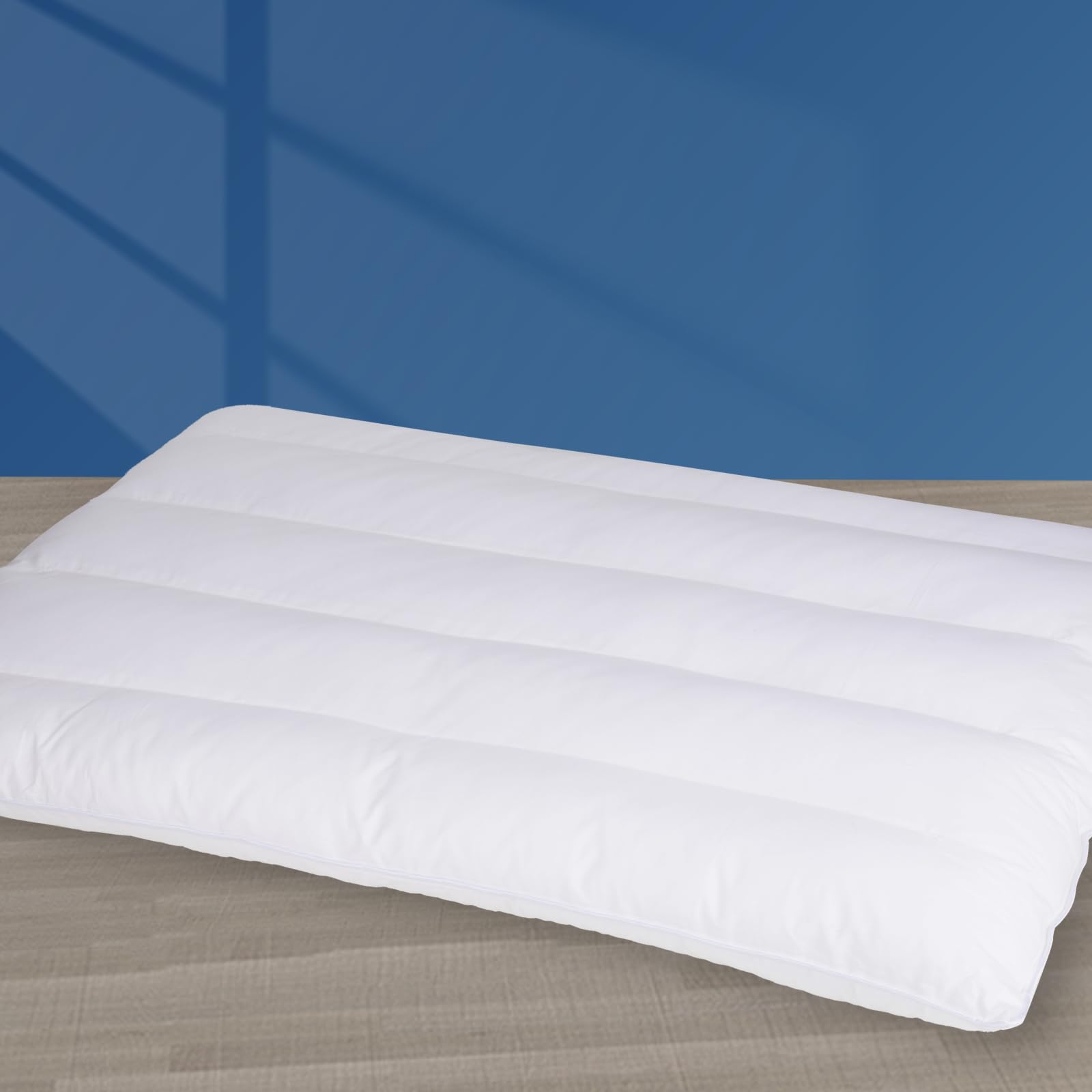 Minupwell Ultra Flat Pillows For Sleeping Thin, 7D High Support 2.5 Inch Height Ultra Thin Pillows,Slim Bed Pillows For Stomach