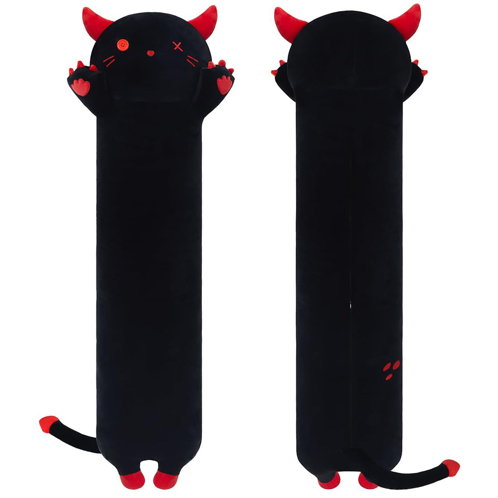 MIAOHAHA Long Plush Demon Toy Stuffed Animal Demon Plush Toy Pillow Hugging Pillow Gift for Kids and Girls(Demon,70cm/27.5in)