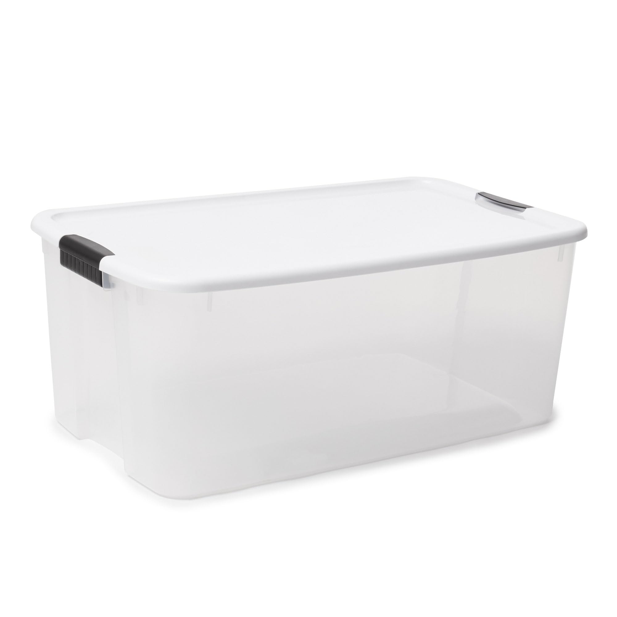 Sterilite 16-Pack Ultra Latching Box, Plastic Storage Organizer Bins W/Lids, 116 Quart