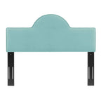Modway Mod-6302-Min Dawn Twin Performance Velvet Headboard, Mint