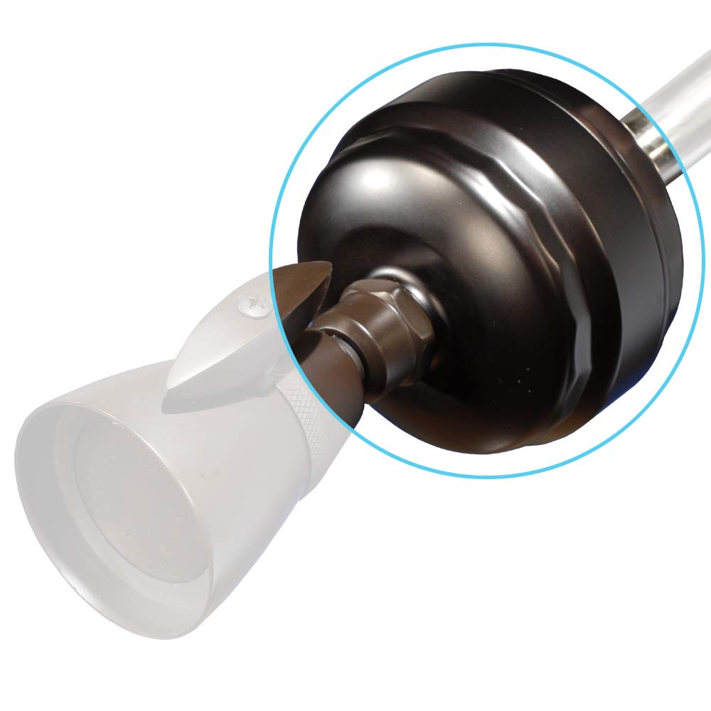 Sprite Showers SLB-ORB Slim-Line Brass Metal Shower Filter, Oil Rubbed Bronze