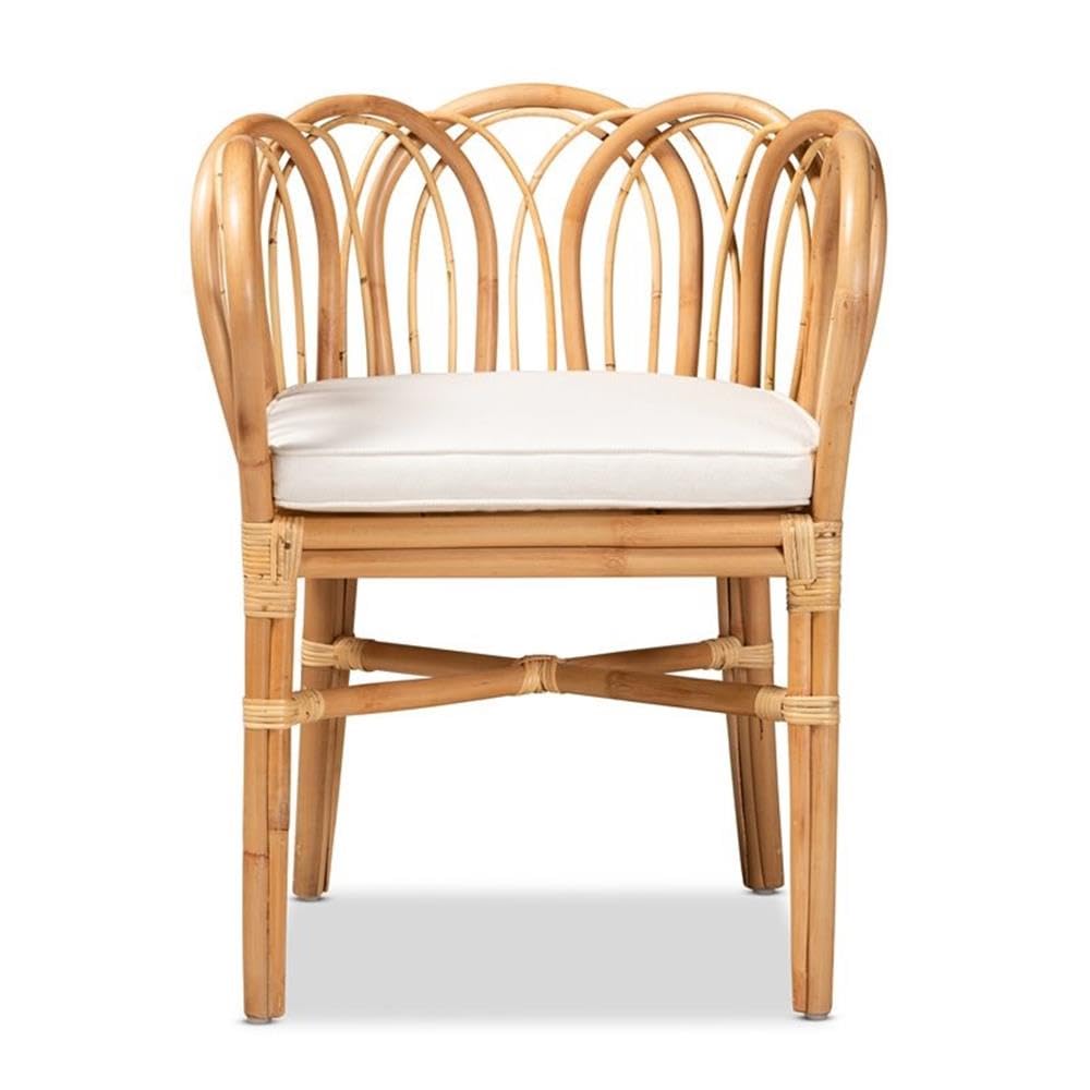 Baxton Studio Melody Modern and Contemporary Natural Finished Dining Chair
