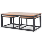 vidaXL Coffee Table Set 3 Pieces Ash