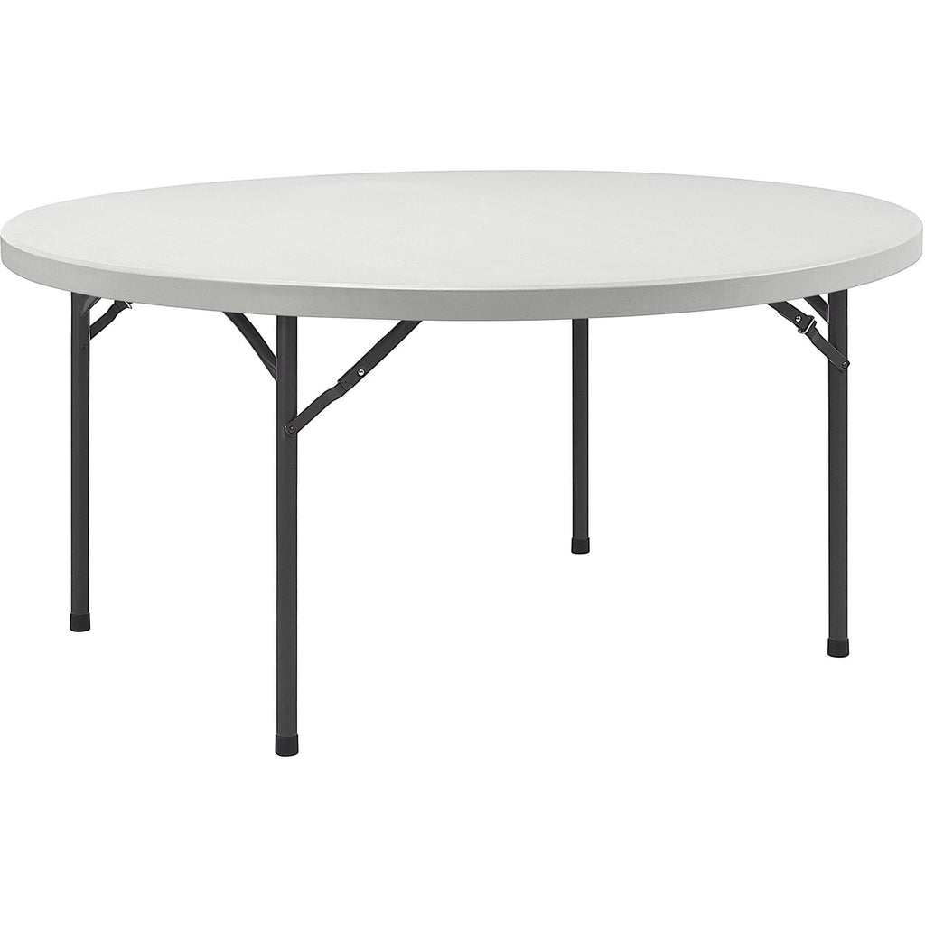 Lorell Banquet Table, 48 by 48 by 29-1/4-Inch, Platinum