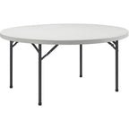 Lorell Banquet Table, 48 by 48 by 29-1/4-Inch, Platinum