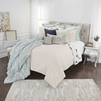Rizzy Home | Bq4835 | 106"X92" Brown/Neutral/Solid Quilt