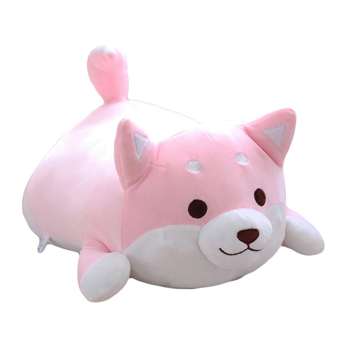 Shiba Inu Dog Plush Pillow, Cute Soft Corgi Stuffed Animals Doll Toys Gifts for Valentine, Christmas, Birthday, Bed, Sofa Chair 