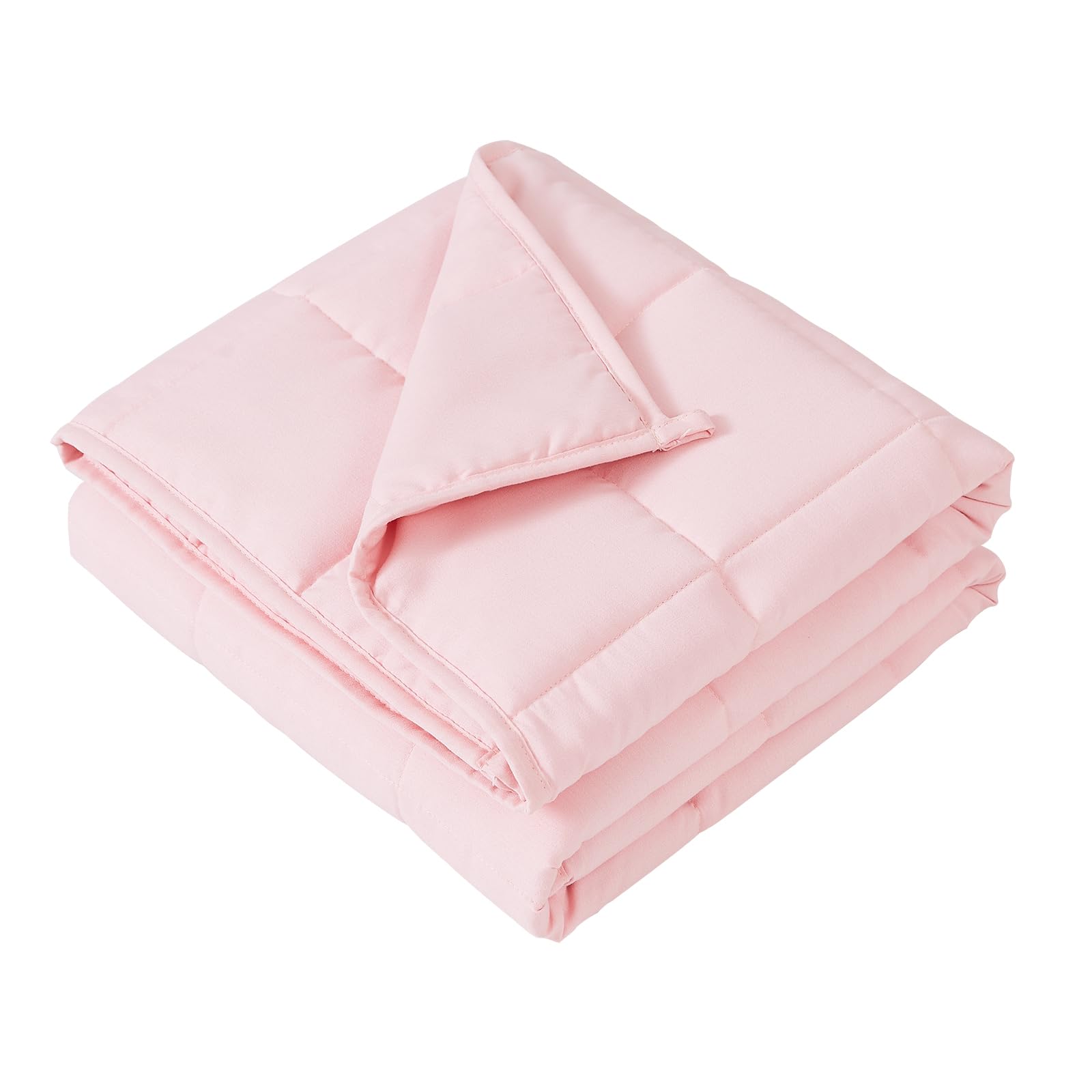Hosukko Pink Microfiber Weighted Blanket, 10 Lbs, 41 X 60 Inches For Kids