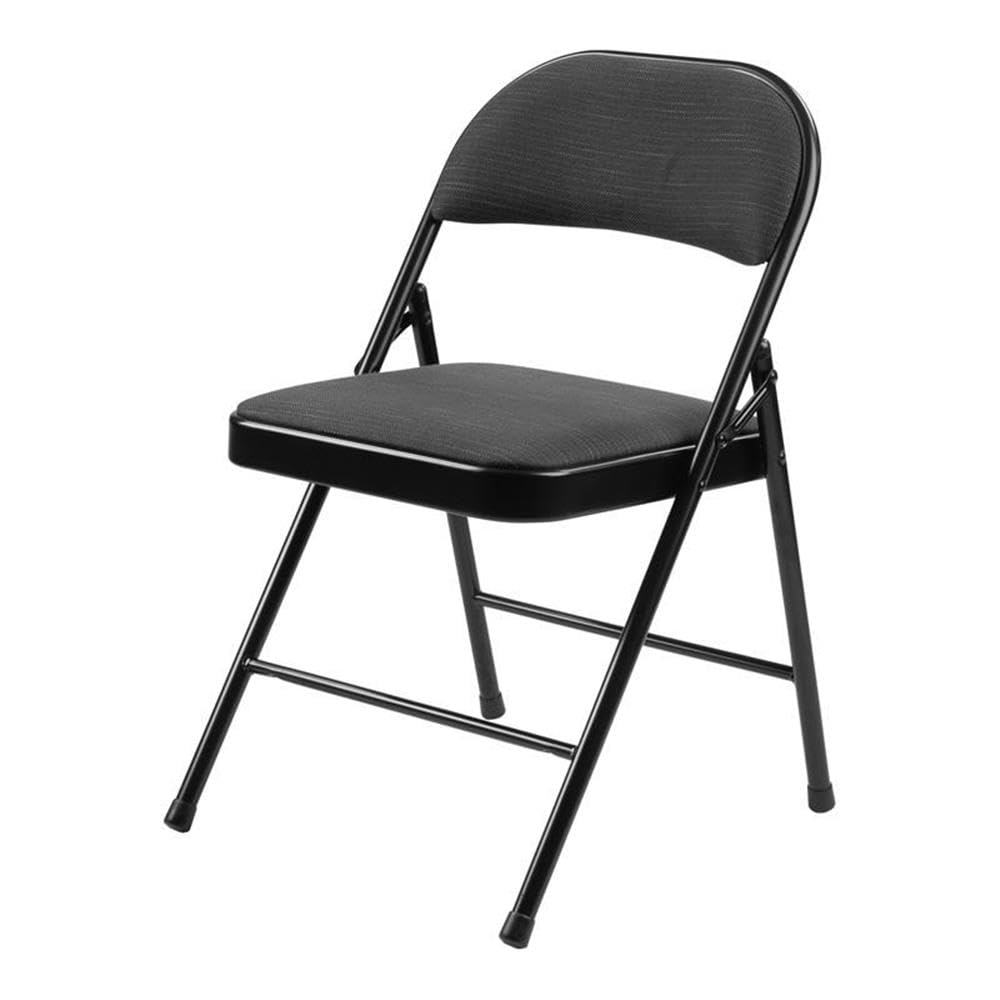 Commercialine 950 Series 29.25" Folding Chair in Star Trail Black (Set of 4)