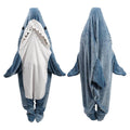 Shark Onesie, Shark Blanket Hoodie Onesie Adult, Shark Sleeping Bag For Adult (L)