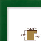 Craig Frames Confetti, Modern Green Picture Frame, 20 X 24 Inch