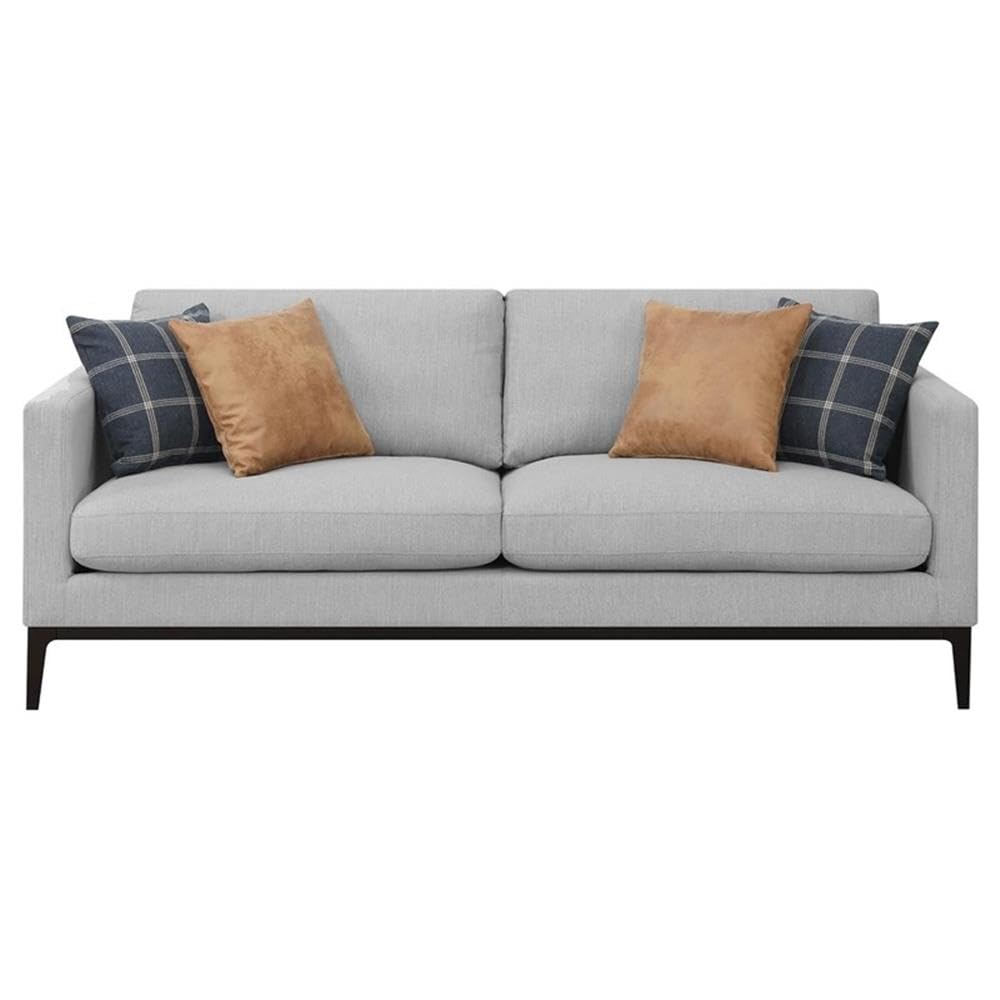 Coaster Home Furnishings Apperson 3-Piece Living Room Set Light Grey