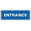 Standard Entrance Door/Wall Sign - Blue - Medium