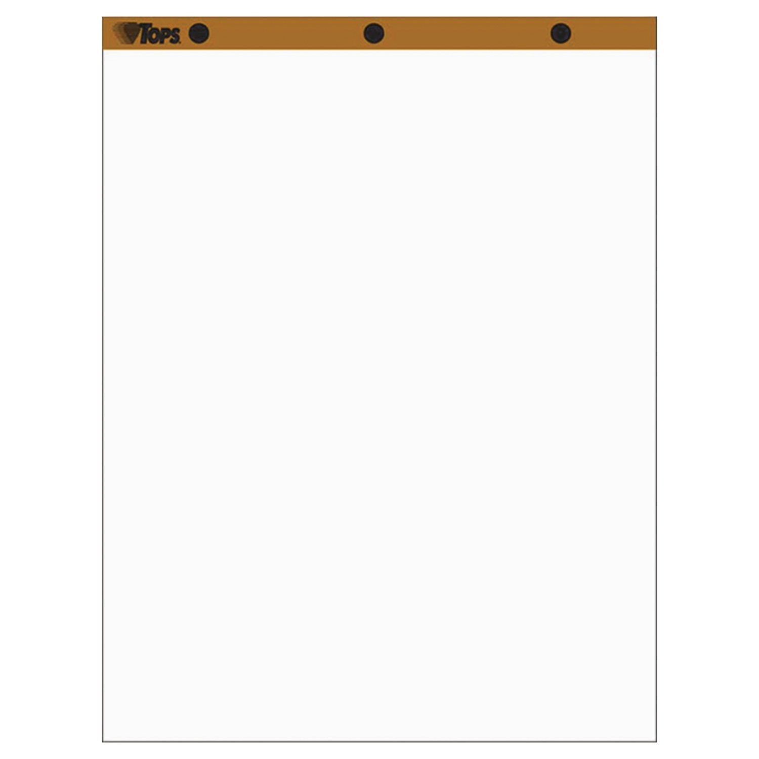 Tops 7903 Easel Pad, Plain, 50 Sheets, 27-Inch X34-Inch , 2/Ct, White