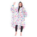 The Comfy Dream | Oversized Light Microfiber Wearable Blanket, One Size Fits All, Seen On Shark Tank, (Confetti)