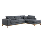 Coaster Furniture Persia 2-Piece Modular Grey Sectional 508857
