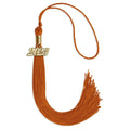 Endea Graduation Single Color Tassel with Gold Date Drop (Orange, 2023)