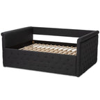 Baxton Studio Amaya Modern and Contemporary Grey Fabric Upholstered Queen Size Daybed