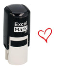 Valentine'S Day Rubber Stamp - Heart Stamp - Red Ink