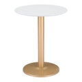 Alto Bistro Table White & Gold