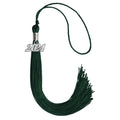 Endea Graduation Single Color Tassel with Silver Date Drop (Hunter Green, 2024)