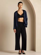 [Dark Blue] SilkSilky  Long Sleeve Women's Outerwear 008