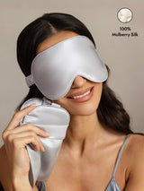 [Silver] SilkSilky  Eye Mask 001