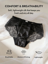 [Black] SilkSilky  Panty 003