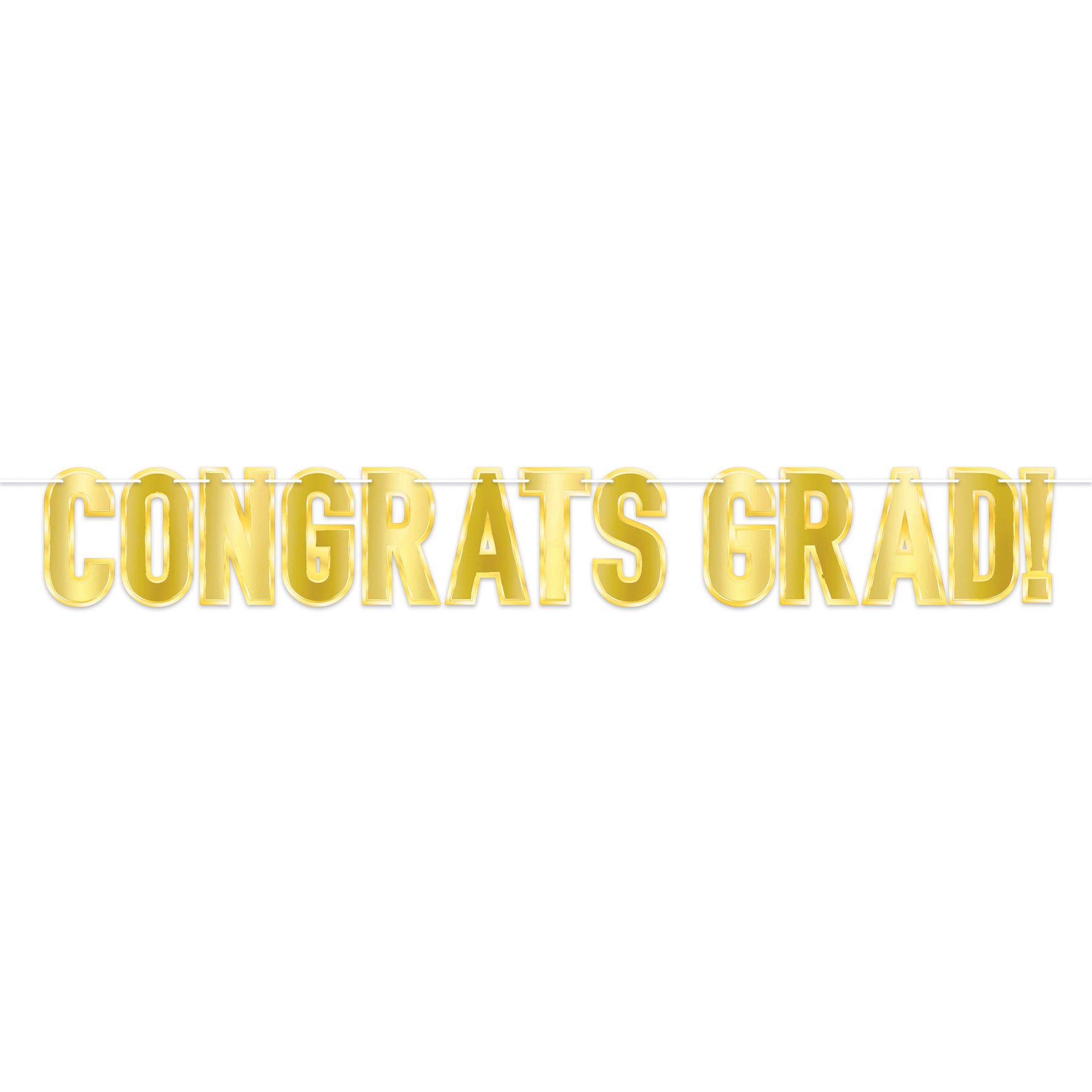Foil Congrats Grad! Streamer