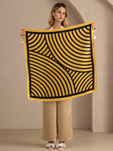 [Yellow Arcs] SilkSilky  Scarf 004