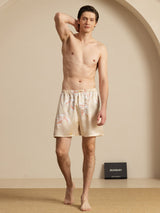 [Champagne] SilkSilky  Men's Sleep Shorts 007