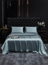 [Grayish Blue] SilkSilky  19Momme Bedding Set 002