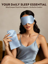 [Light Blue] SilkSilky  Eye Mask 006