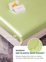 [Mint Green] SilkSilky  19Momme Bedding Set 004