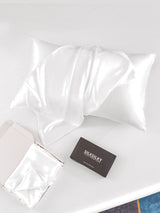 [White] SilkSilky  22Momme Pure Silk Pillowcase 005