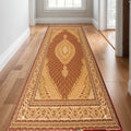 17 Runner Red And Beige Moroccan Runner Rug