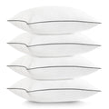 Jollyvogue Pillows Standard Size Set Of 4, Bed Pillows For Sleeping 4 Pack, Cooling And Supportive Pillows With Super Soft Down