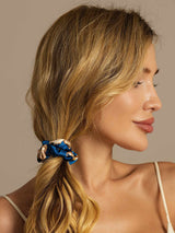 [Navy Dragon] SilkSilky  Scrunchie 003