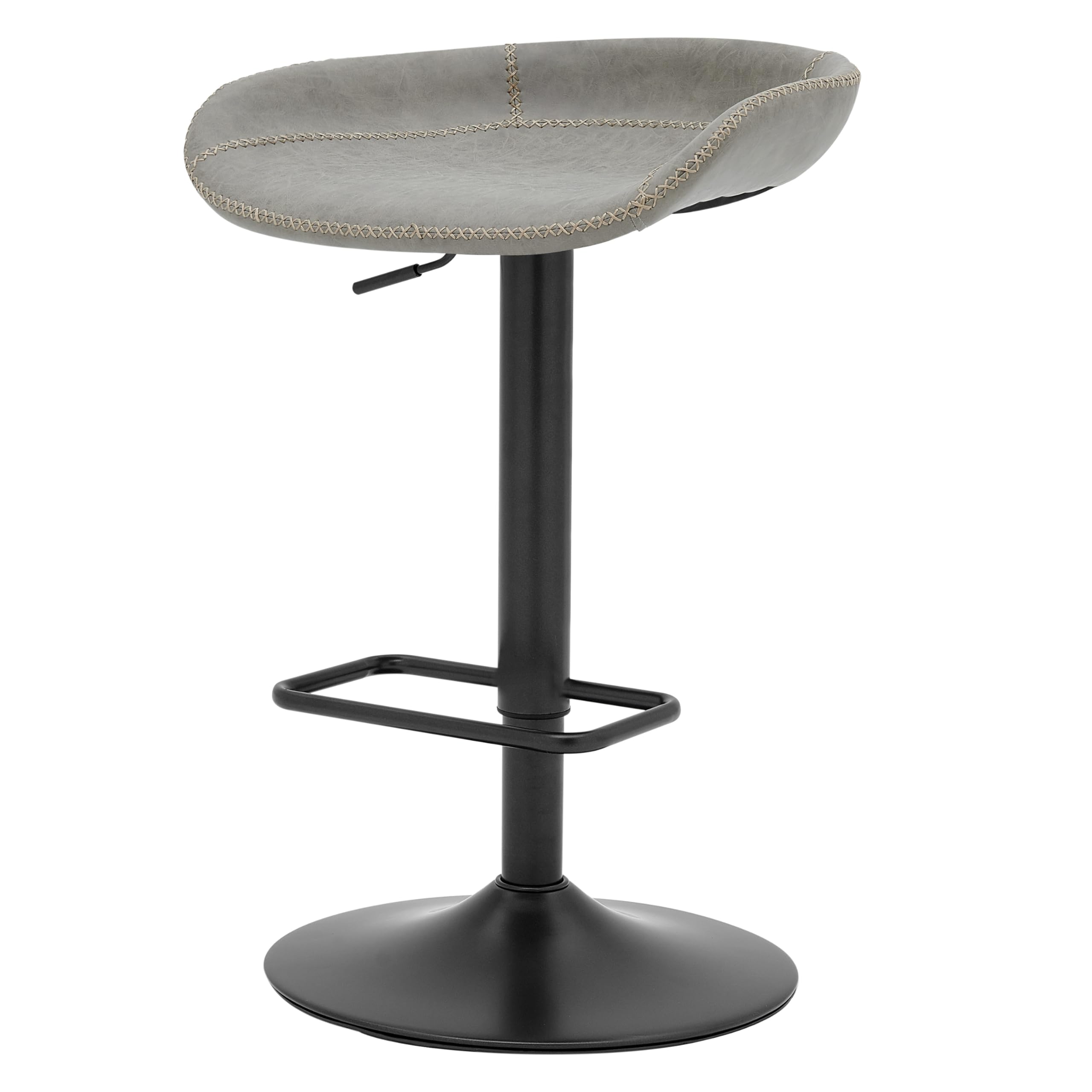 Npd Furniture And More Rogue Kd Pu Gaslift Bar Stool, (Set Of 2)