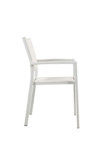 Pangea Home MIAMI 6AC WHT Dining Chairs Aluminum White