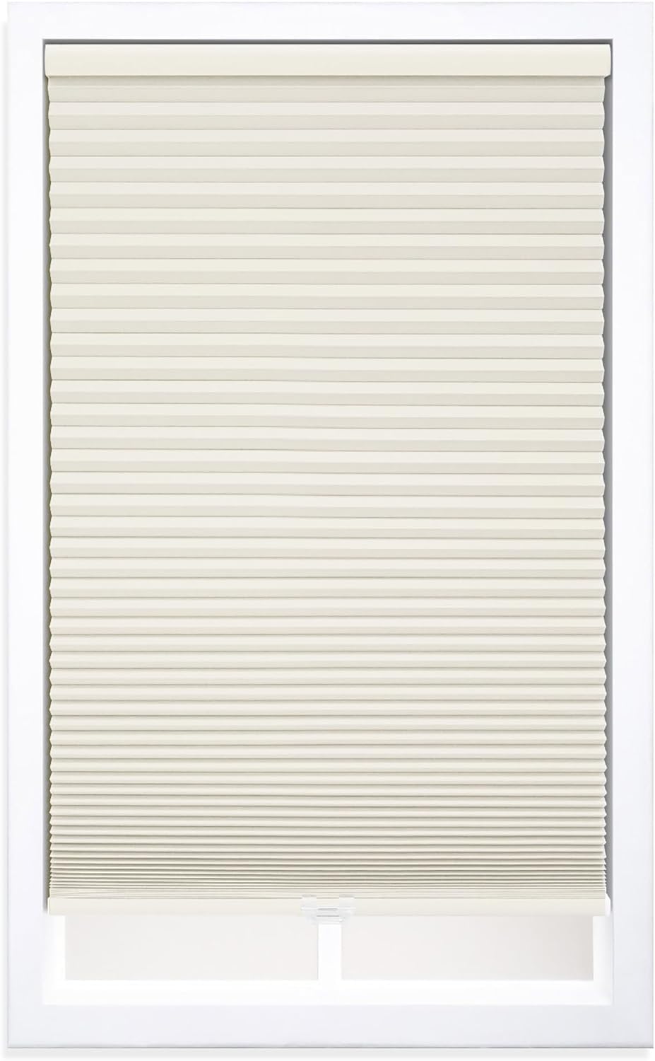 DEZ FURNISHINGS QECRWT380540 Cordless 1.5 Blackout Cellular Shade, 38W x 54H, Cream