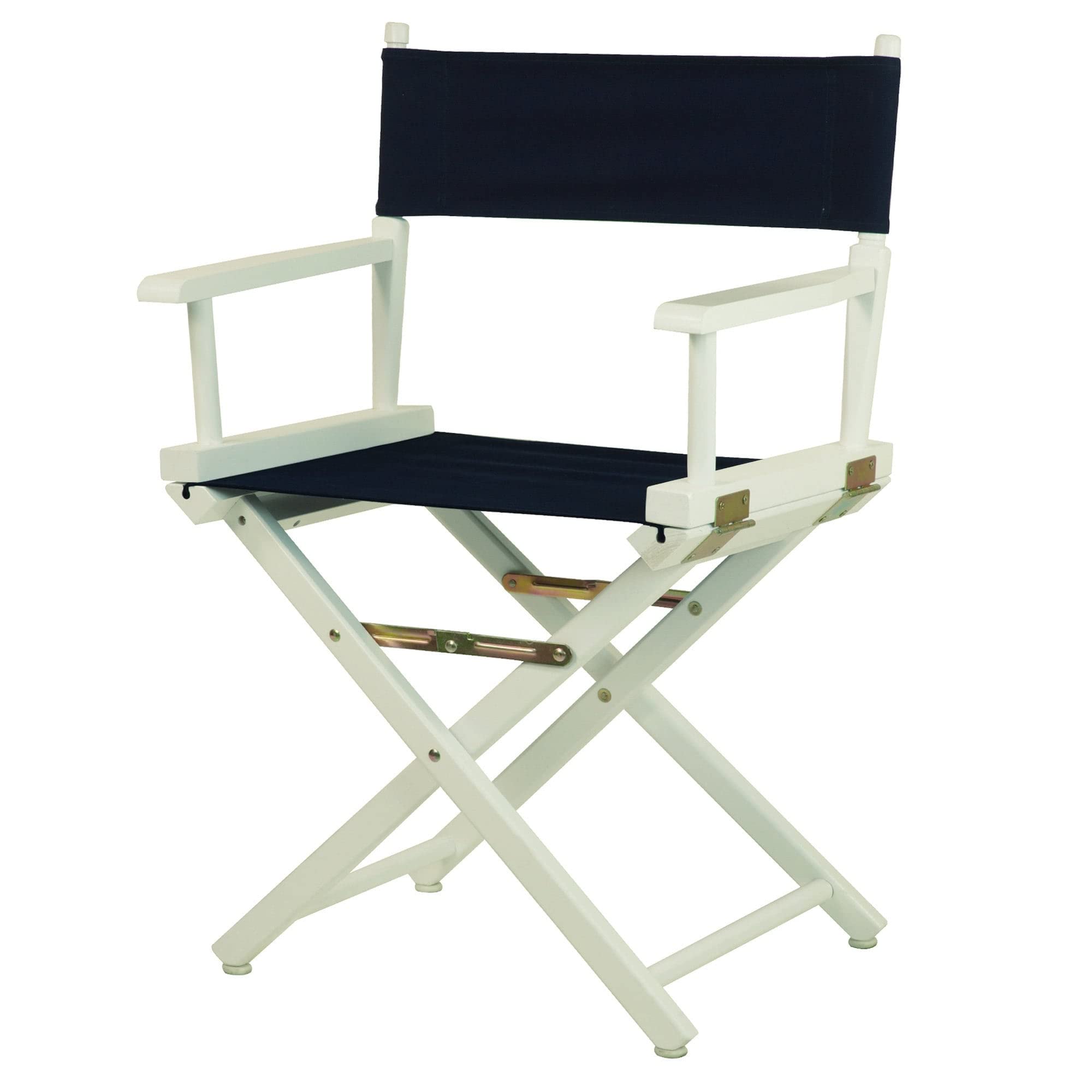 Casual Home 18" Director'S Chair White Frame With Royal Blue Canvas