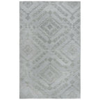 Rizzy Home Alora Decor Emerson 8' X 10' Diamond Grey/Gray/Rust/Blue Hand-Tufted Area Rug