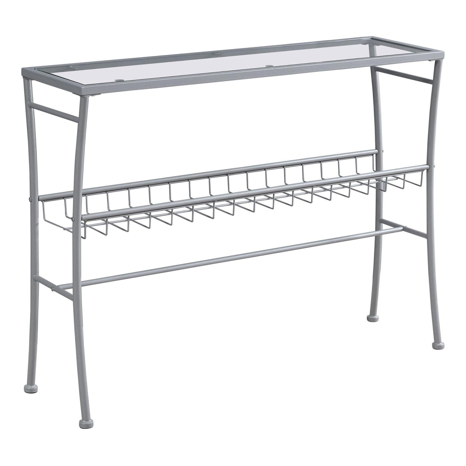 Monarch Specialties I Accent, Console Table, SILVER