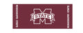 Collegiate Kwik-Covers Rectangle Plastic Table Covers, Bundle Of 2 (Mississippi State University, 6')