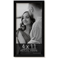 wallsthatspeak 4x11 Black Picture Frame for Puzzles Posters Photos or Artwork